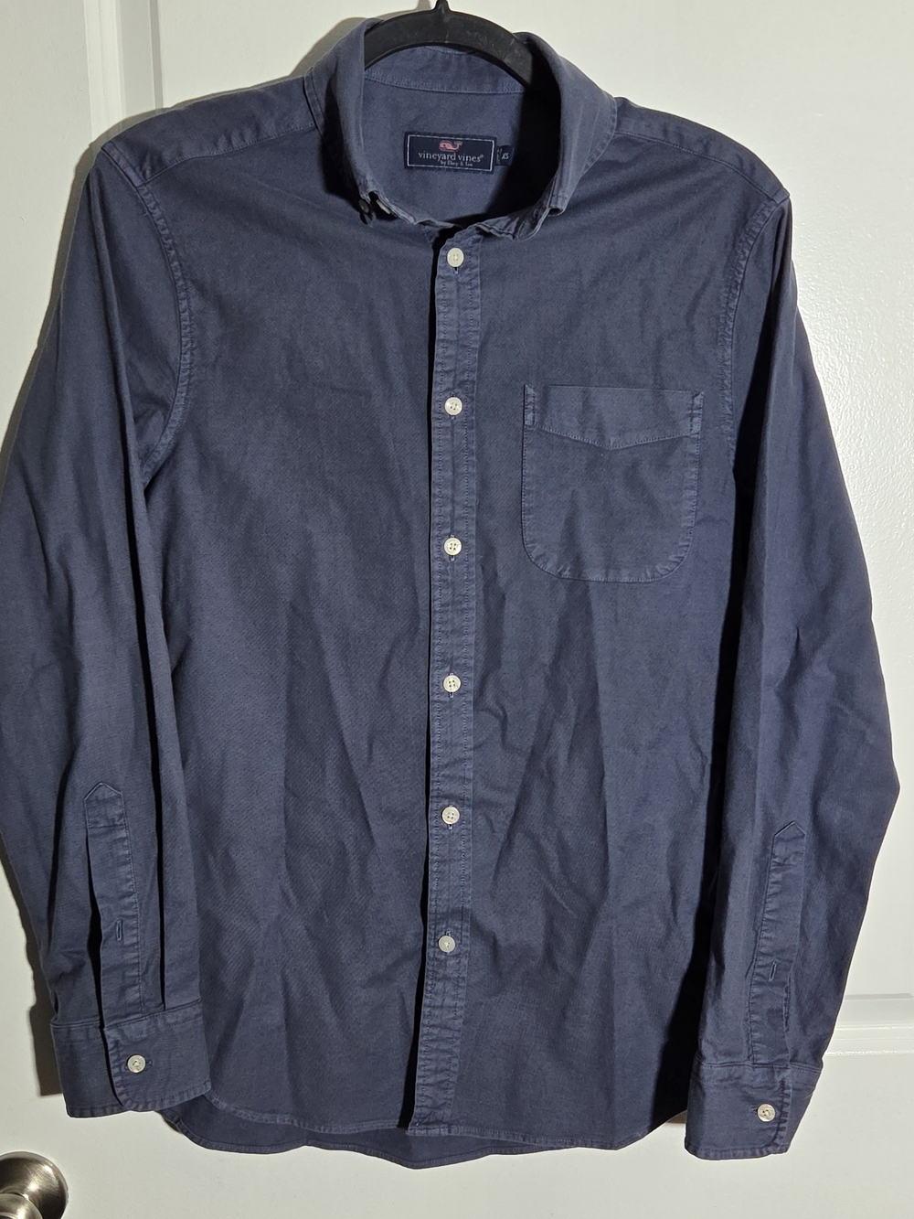 Vineyard Vines Dark Navy Long-Sleeve Button-Down Shirt
